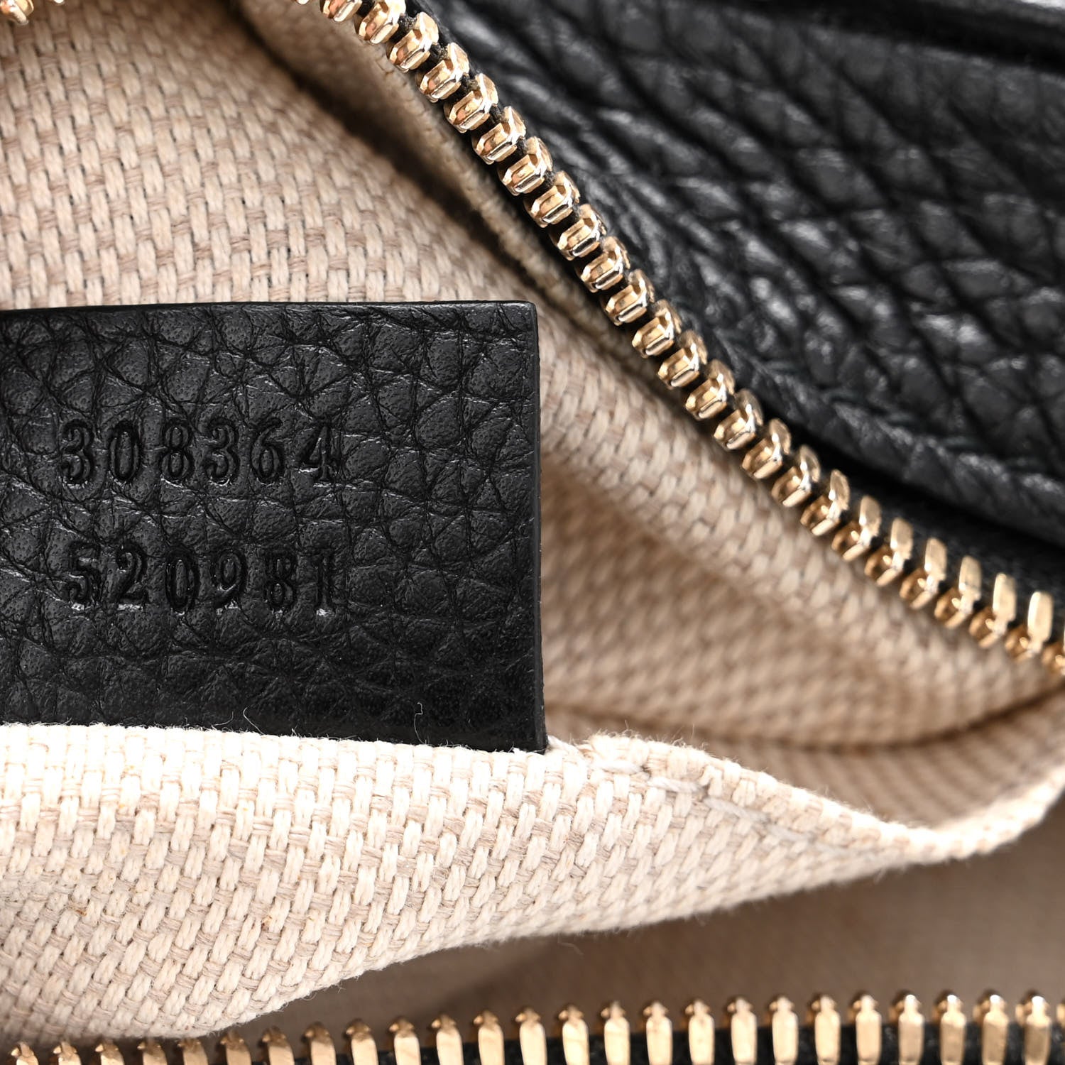 Gucci Pebbled Calfskin Small Soho Disco Bag Black 7 of 13