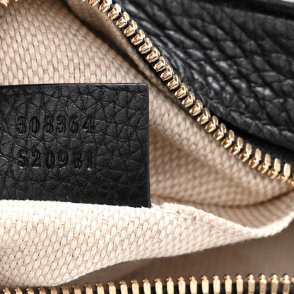 Gucci Pebbled Calfskin Small Soho Disco Bag Black 7 of 13