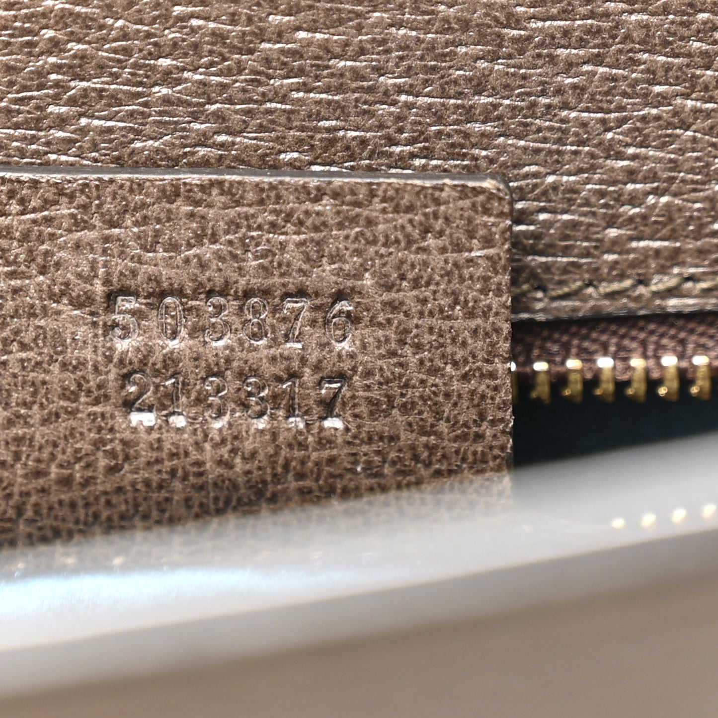 GG Supreme Monogram Web Medium Ophidia Chain Shoulder Bag Brown