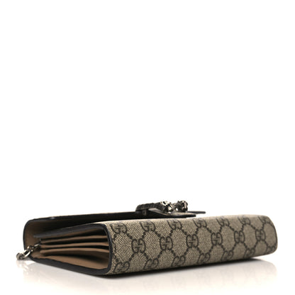 Gucci GG Supreme Monogram Mini Dionysus Chain Wallet Beige Taupe 4 of 10