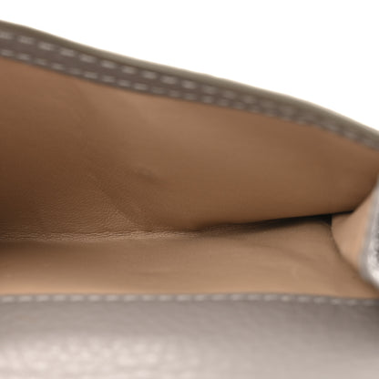 Chloe Grained Calfskin Marcie Square Wallet Cashmere Grey 6 of 14