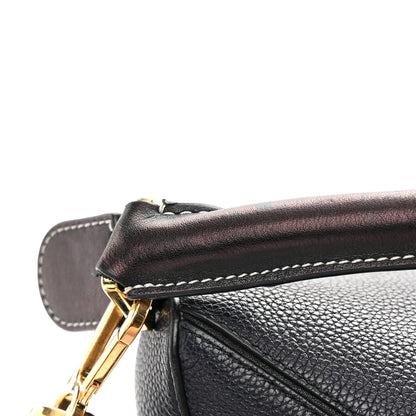 Loewe Calfskin Medium Puzzle Bag Midnight Blue Black 22 of 22