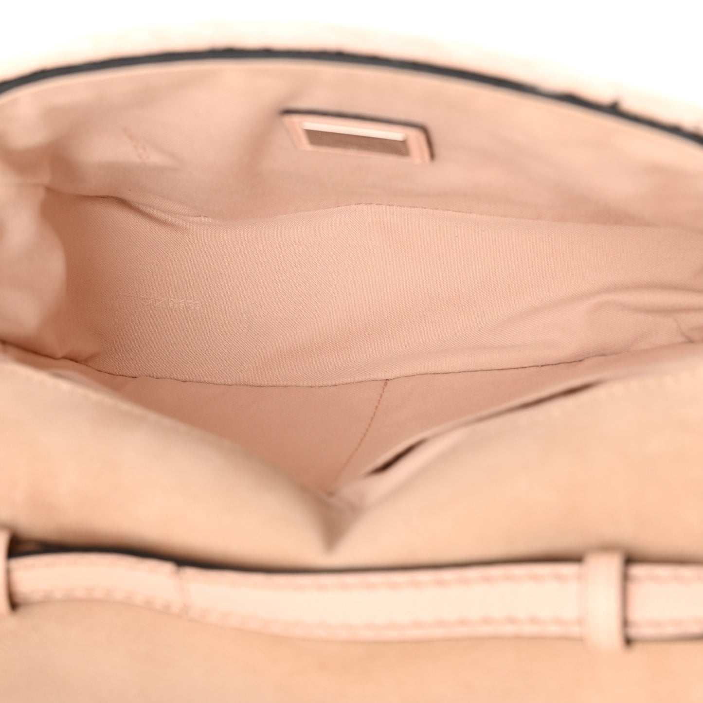 Shearling Vitello Dolce 3Baguette Shoulder Bag Pink