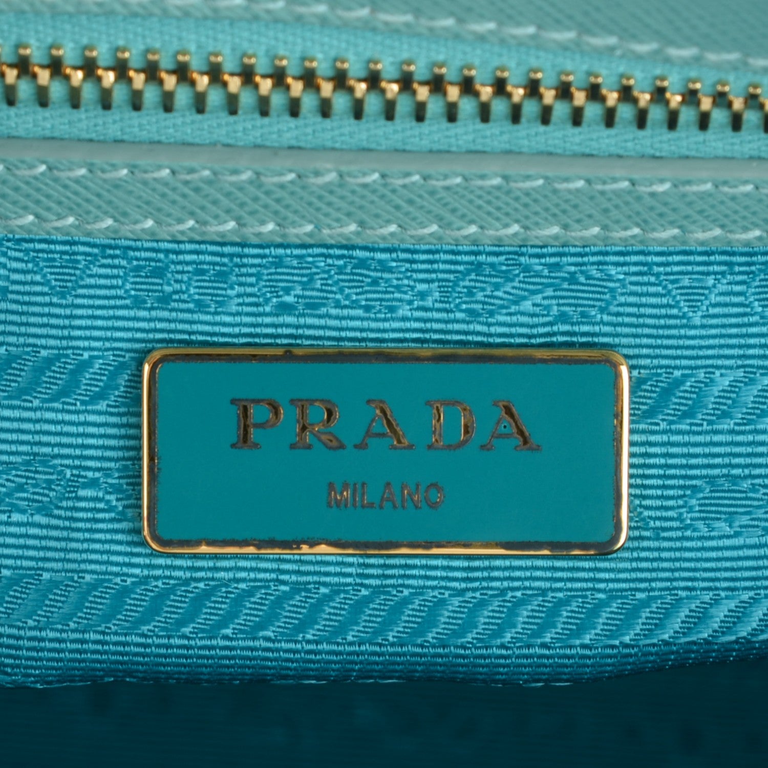 Prada Saffiano Small Galleria Double Zip Tote Anice 6 of 7