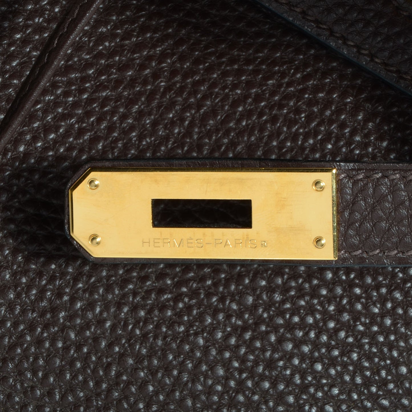 Togo Birkin 35 Chocolate