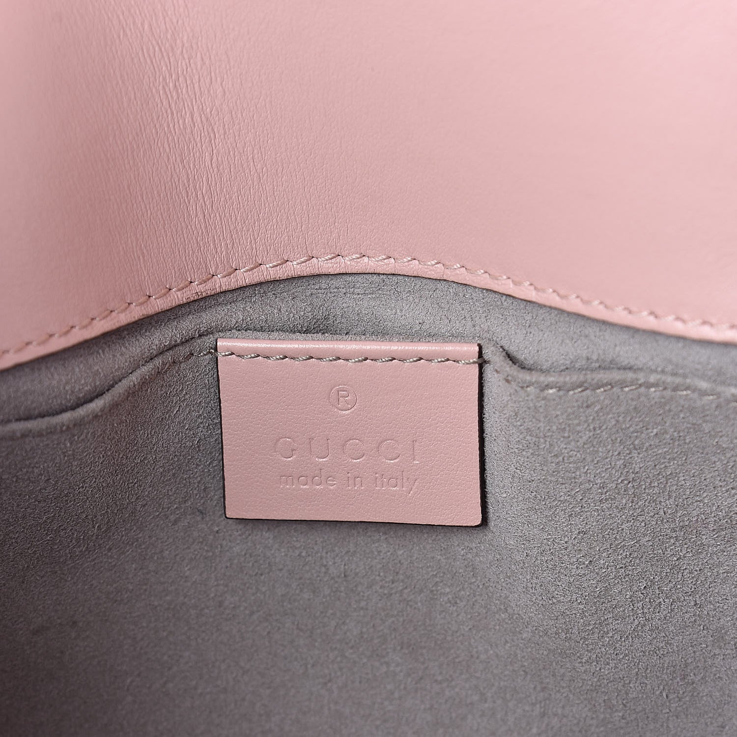 Gucci Calfskin Matelasse Mini GG Marmont Shoulder Bag Perfect Pink 6 of 9