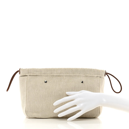 Hermes Canvas Barenia Fourbi 25 MM Pouch Naturel Fauve 2 of 7