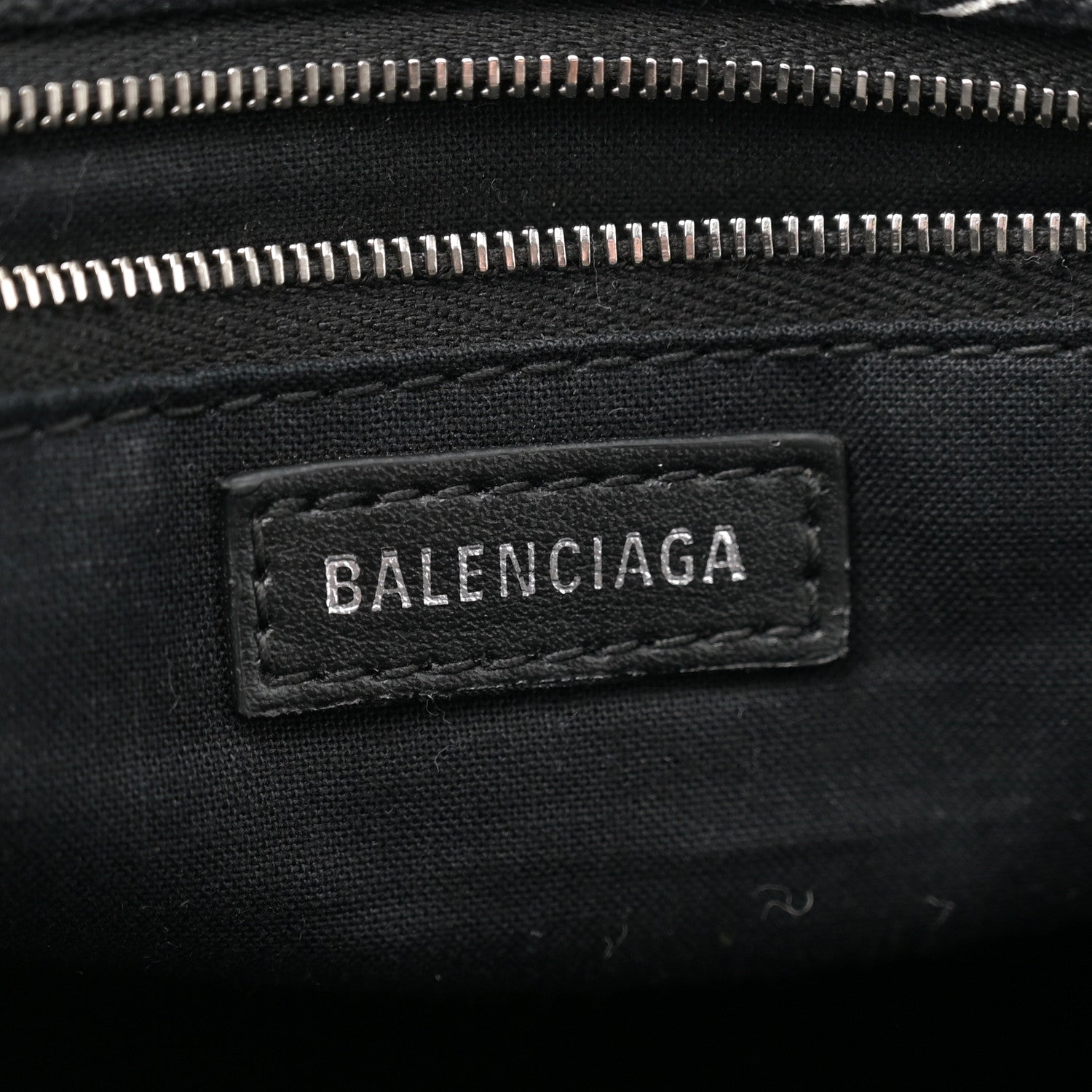 Balenciaga Canvas BB Monogram Sharp Tote Black 6 of 12