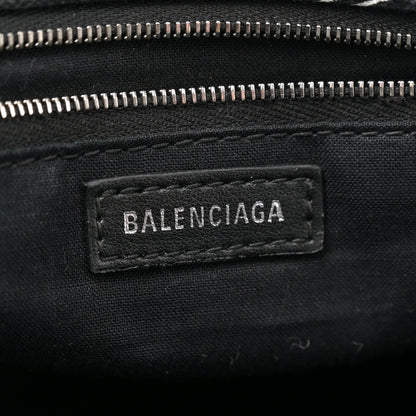 Balenciaga Canvas BB Monogram Sharp Tote Black 6 of 12