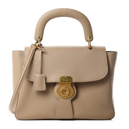 Burberry Trench Calfskin Medium DK88 Top Handle Bag Honey 1 of 12