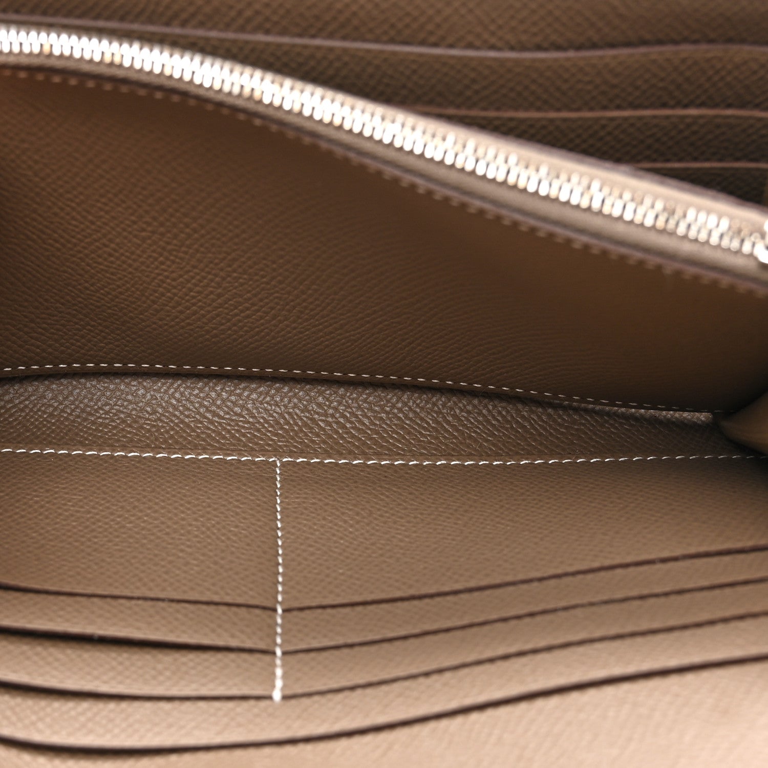 Hermes Epsom Kelly Longue Wallet Etoupe 6 of 10