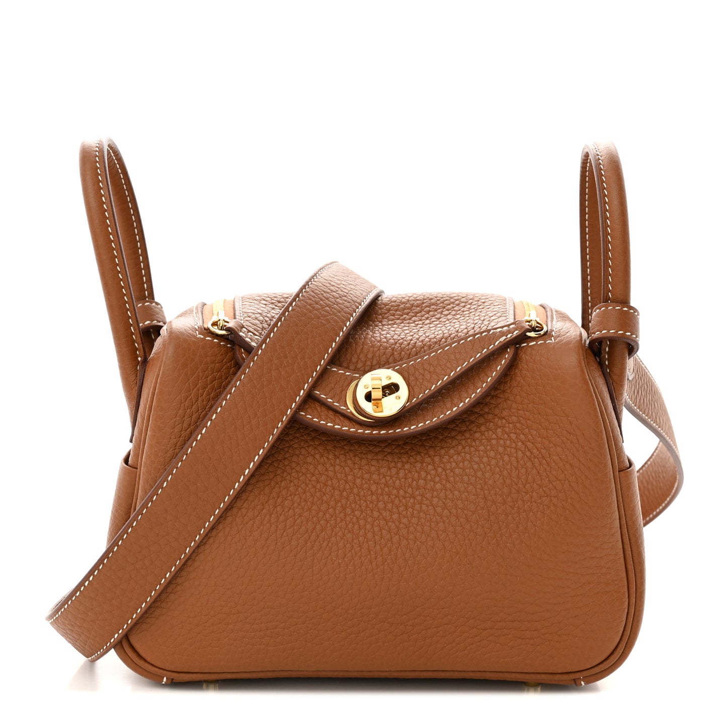 Taurillon Clemence Mini Lindy 20 Gold