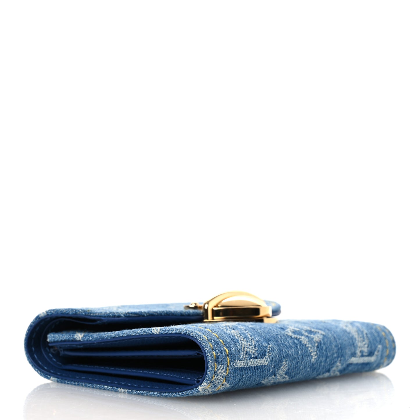 Denim Amelia Compact Wallet Blue