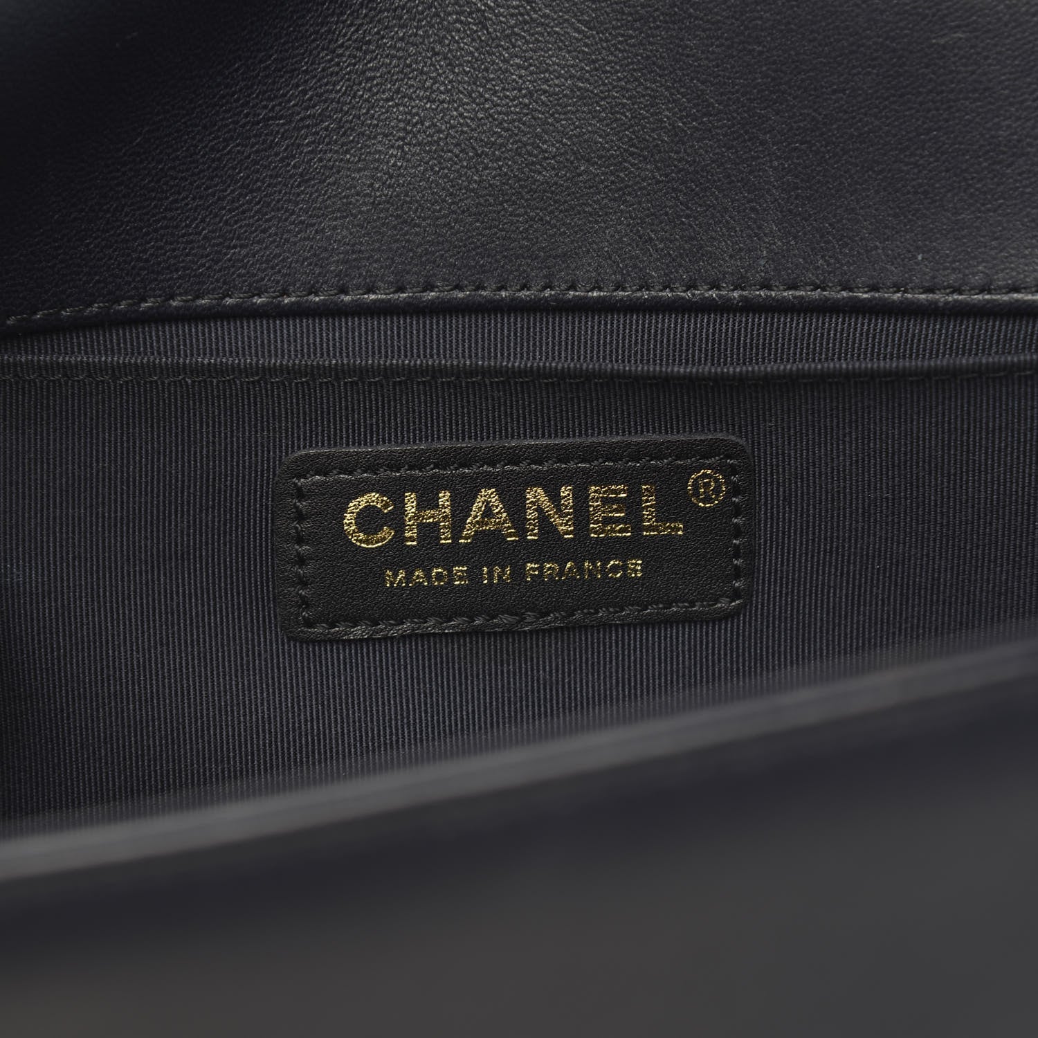 Chanel Lambskin Quilted Medium Boy Flap Dark Blue 6 of 11