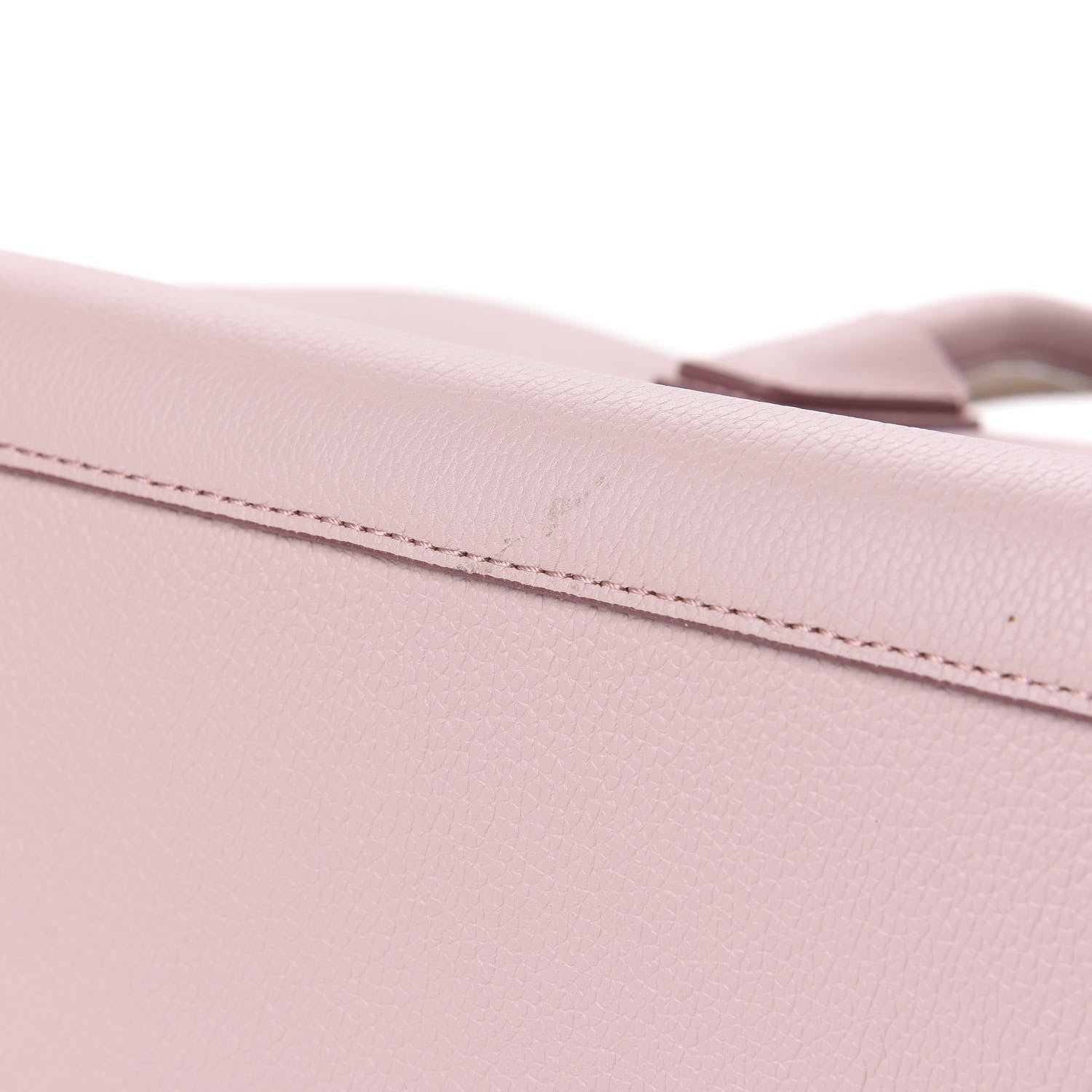 MCM Grained Calfskin Medium Milla Tote Pale Mauve 9 of 12