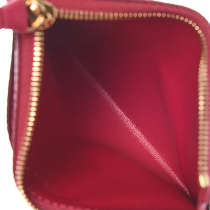 Louis Vuitton Monogram Zipped Card Holder Fuchsia 5 of 6