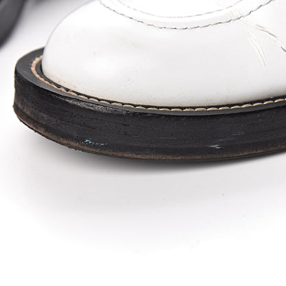 Balenciaga Brushed Calfskin Ceinture Ankle Boots 39 White 15 of 21