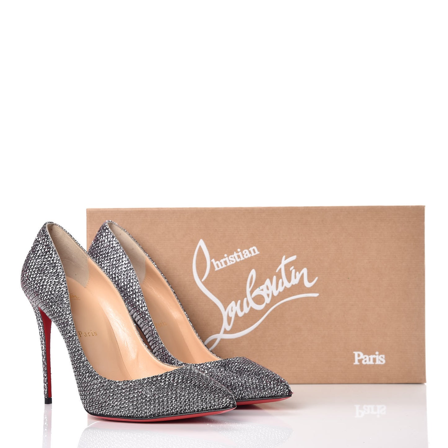 Glitter Diams Pigalle Follies 100 Pumps 39.5 Antic Silver