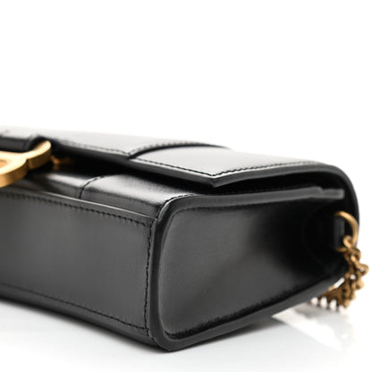 Balenciaga Shiny Box Calfskin Hourglass Chain Bag Black 7 of 7