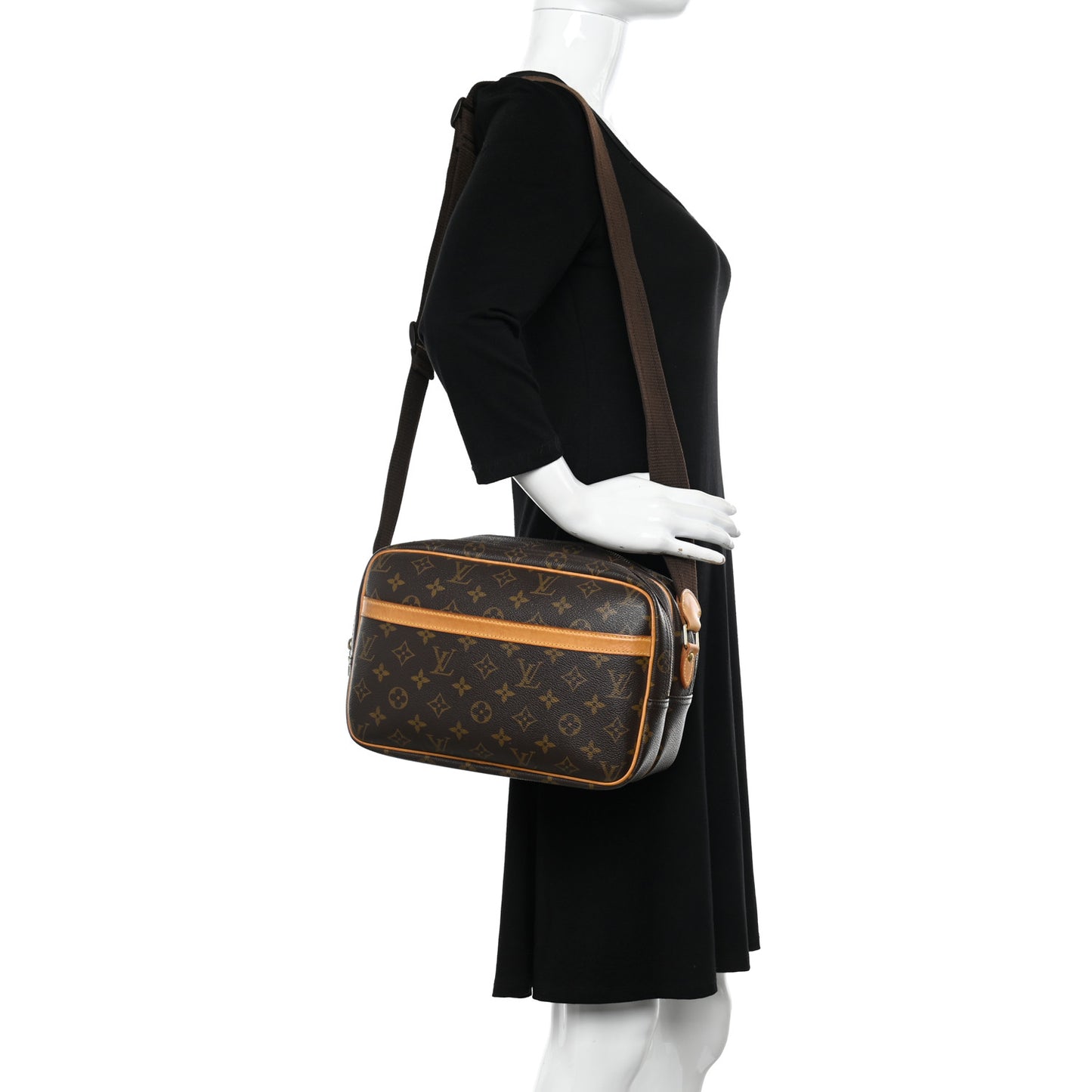 LOUIS VUITTON Monogram Reporter PM