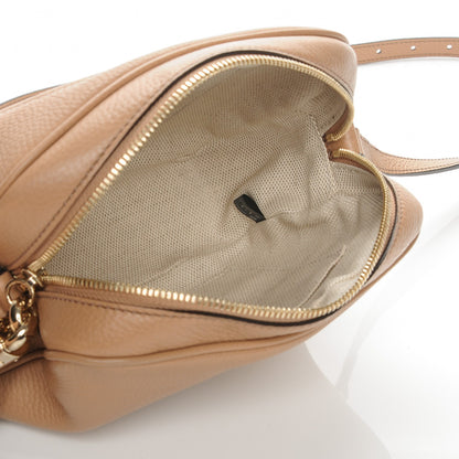 Gucci Pebbled Calfskin Small Soho Disco Bag Rose Beige 5 of 7