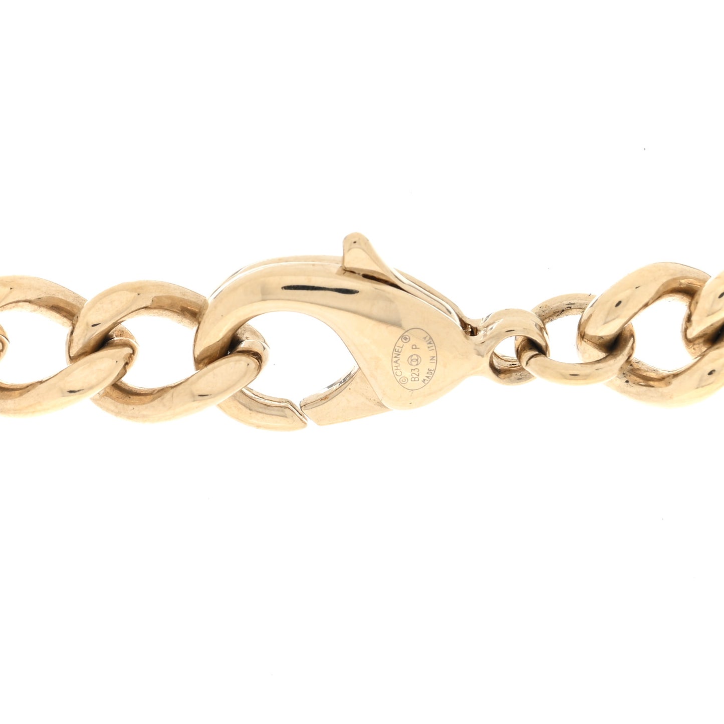 Metal CC Choker Gold