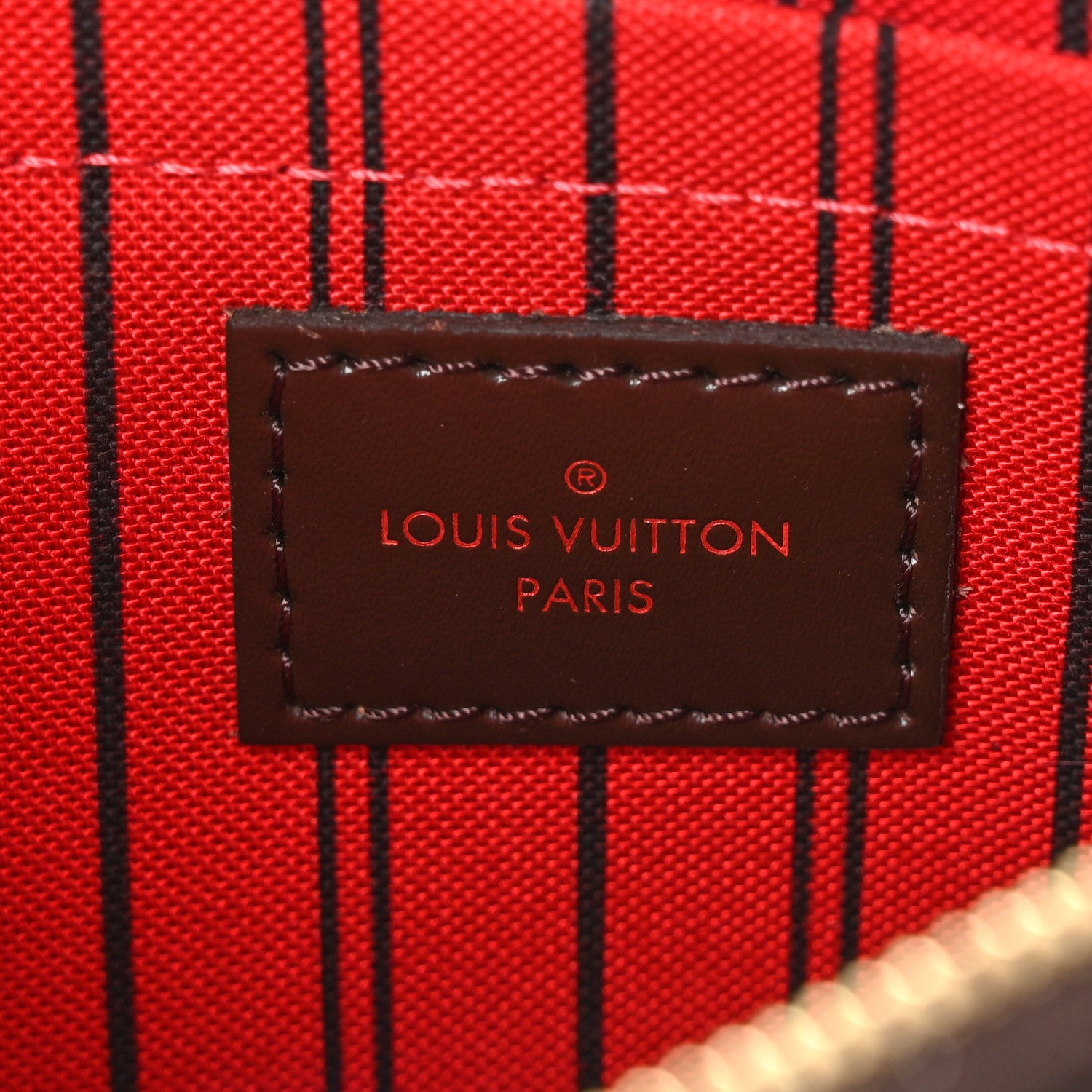 Louis Vuitton Damier Ebene Neverfull MM GM Pochette 5 of 7