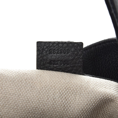 Gucci Pebbled Calfskin Medium Soho Shoulder Bag Black 7 of 11
