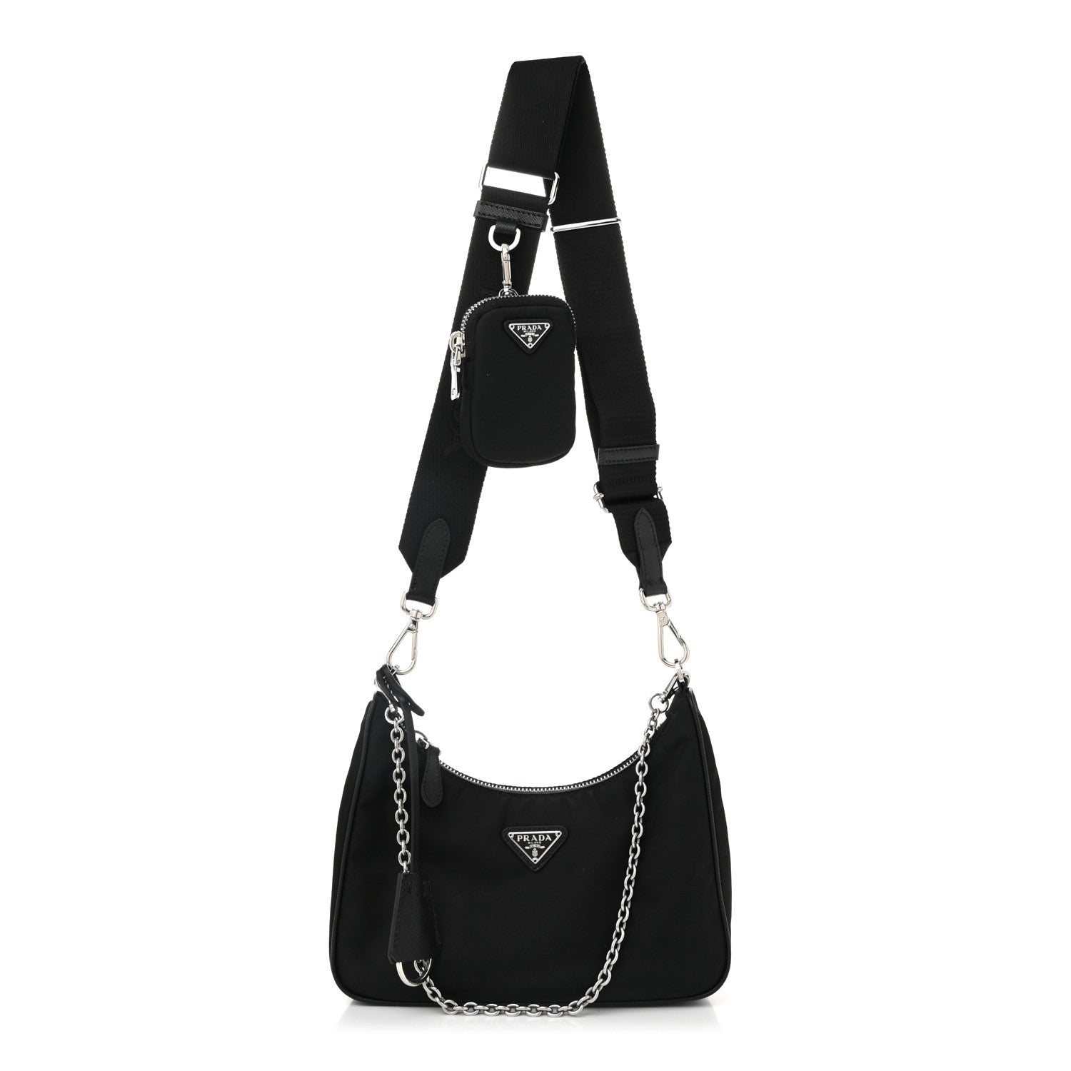 Prada Nylon Re-Edition 2005 Shoulder Bag Black 1 of 11