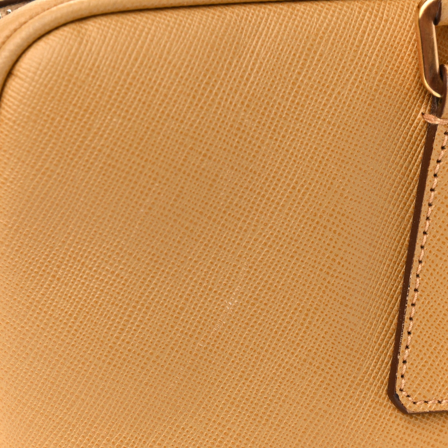 Prada Saffiano Lux Bowler Caramel 10 of 17