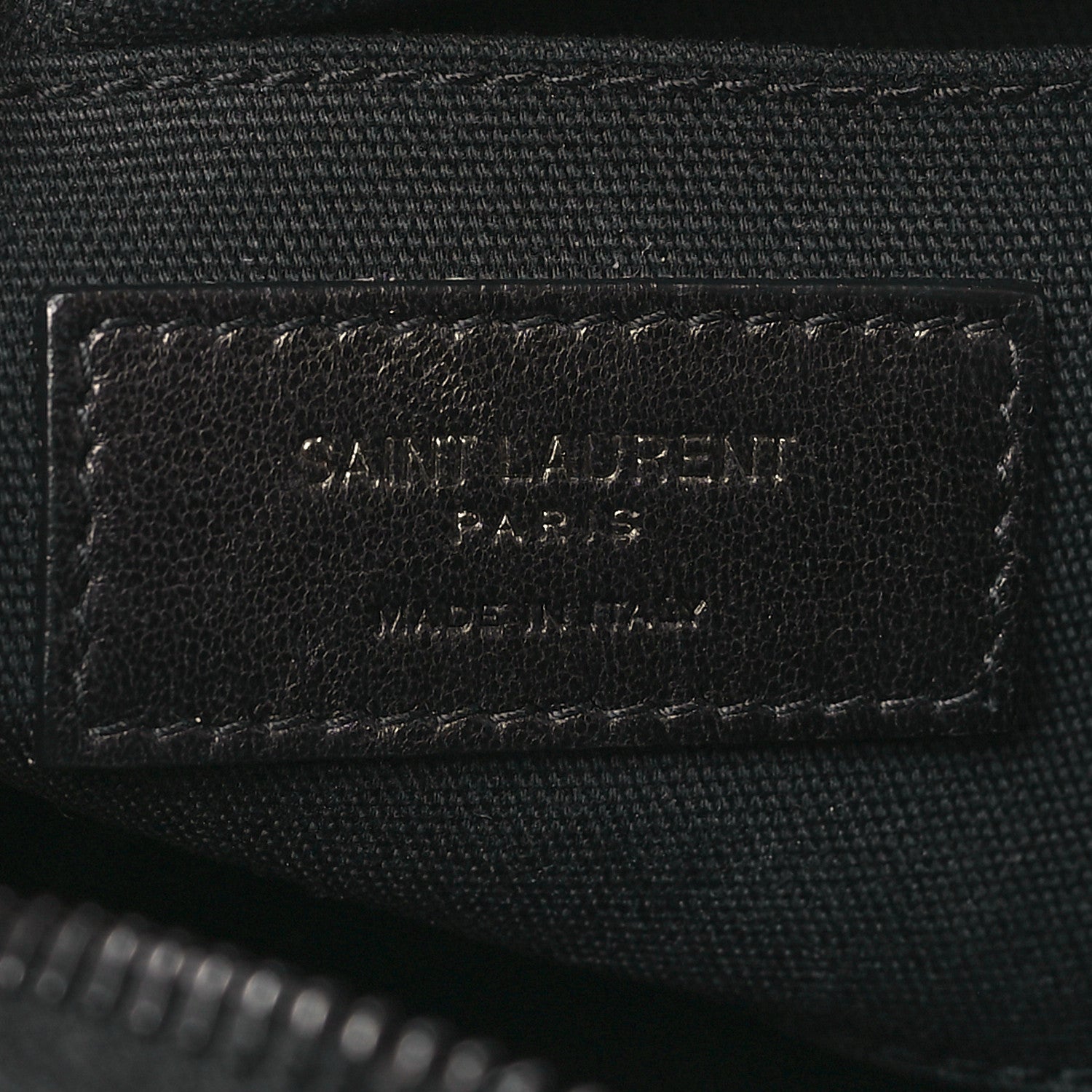 Saint Laurent Lambskin Nylon Small Camp Camera Bag Black 6 of 9