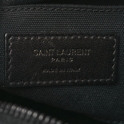 Saint Laurent Lambskin Nylon Small Camp Camera Bag Black 6 of 9