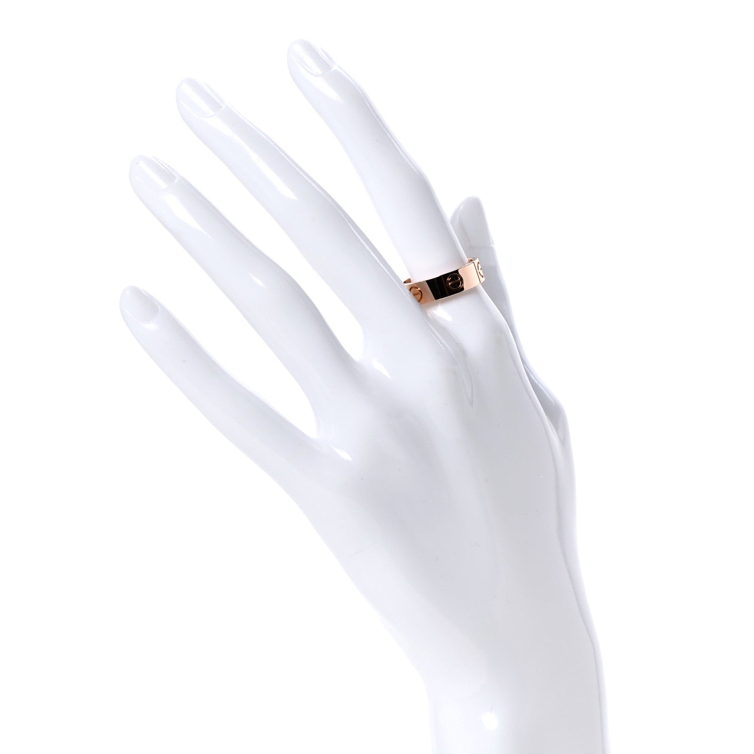 Cartier 18K Pink Gold 5.5mm LOVE Ring 54 6.75 2 of 5