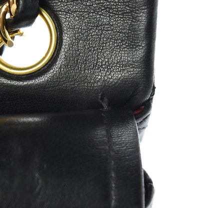 Chanel Lambskin Quilted Small Double Flap Black 15 of 17