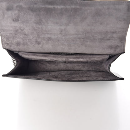 Alexander McQueen Calfskin Medium Insignia Flap Grey 7 of 8