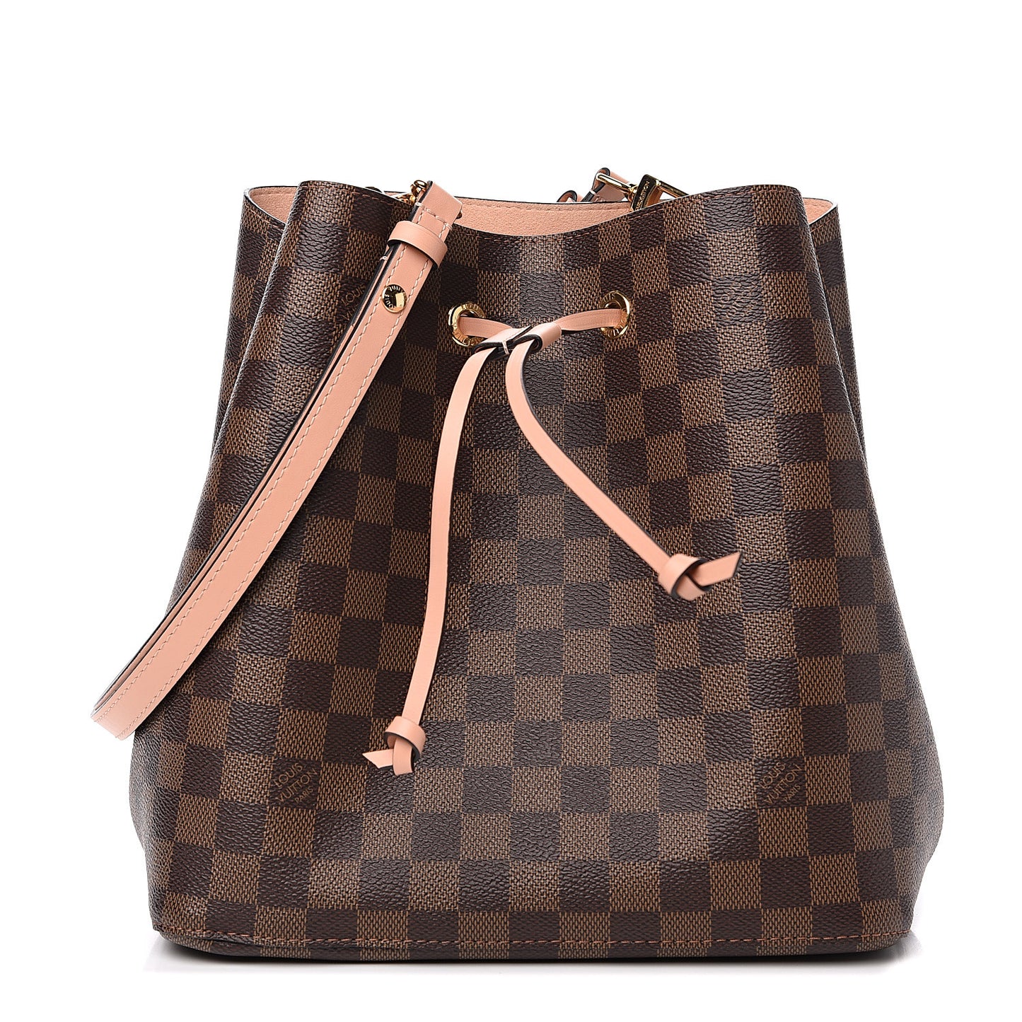 Damier Ebene Neonoe MM Venus Pink