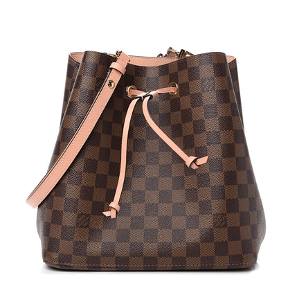Louis Vuitton Damier Ebene Neonoe MM Venus Pink 1 of 10