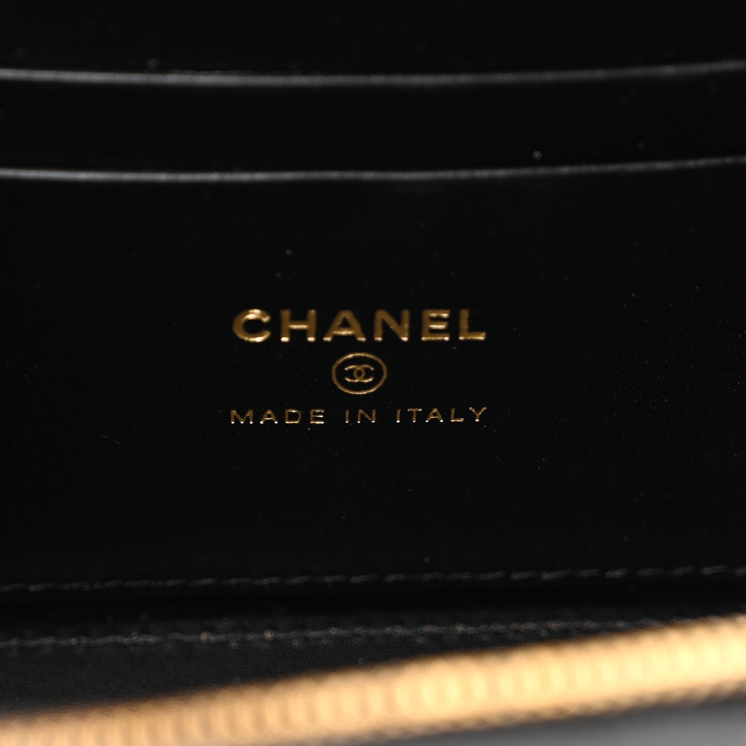 Chanel Calfskin Crocodile Embossed Exoticoco Small Top Handle Vanity Case With Chain Black 5 of 10