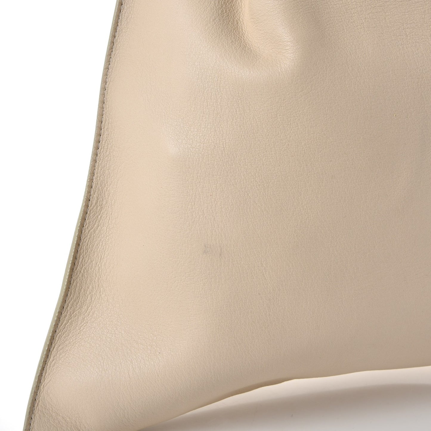 Calfskin Triangle Open Sac Cream