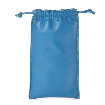 Hermes Lambskin Pilo Pouch Bleu Izmir Lagon 1 of 6