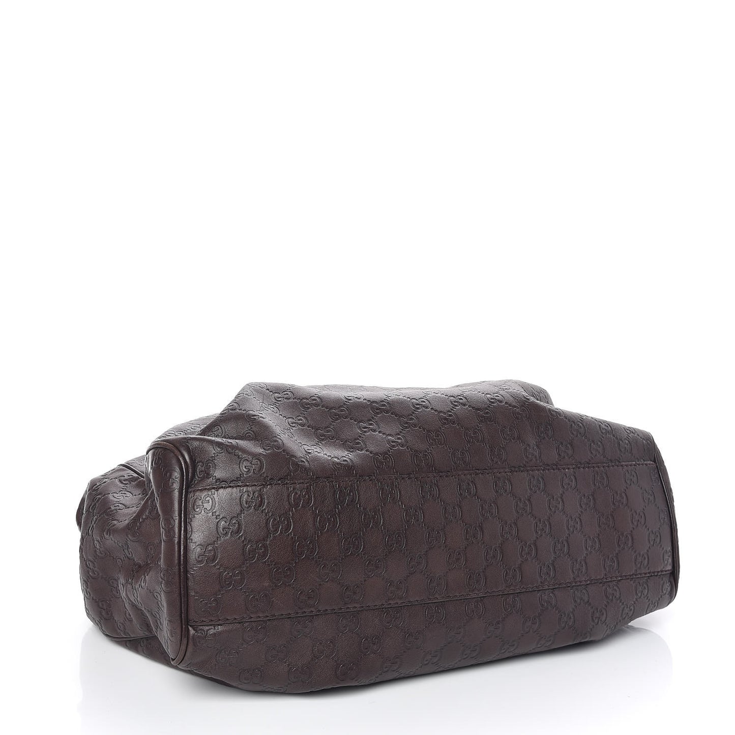 Guccissima Signature Large Sukey Tote Chocolate