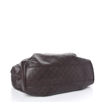Gucci Guccissima Signature Large Sukey Tote Chocolate 4 of 9