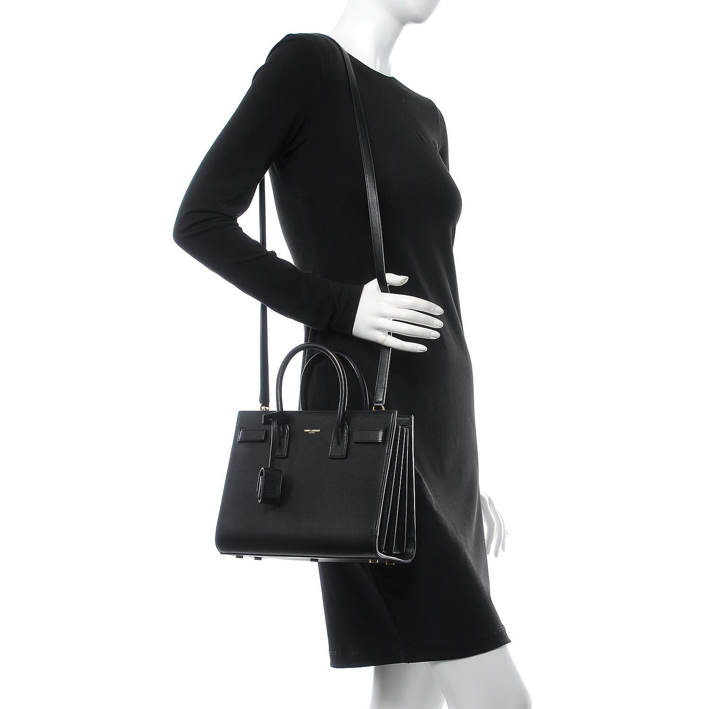 Calfskin Baby Sac de Jour Black