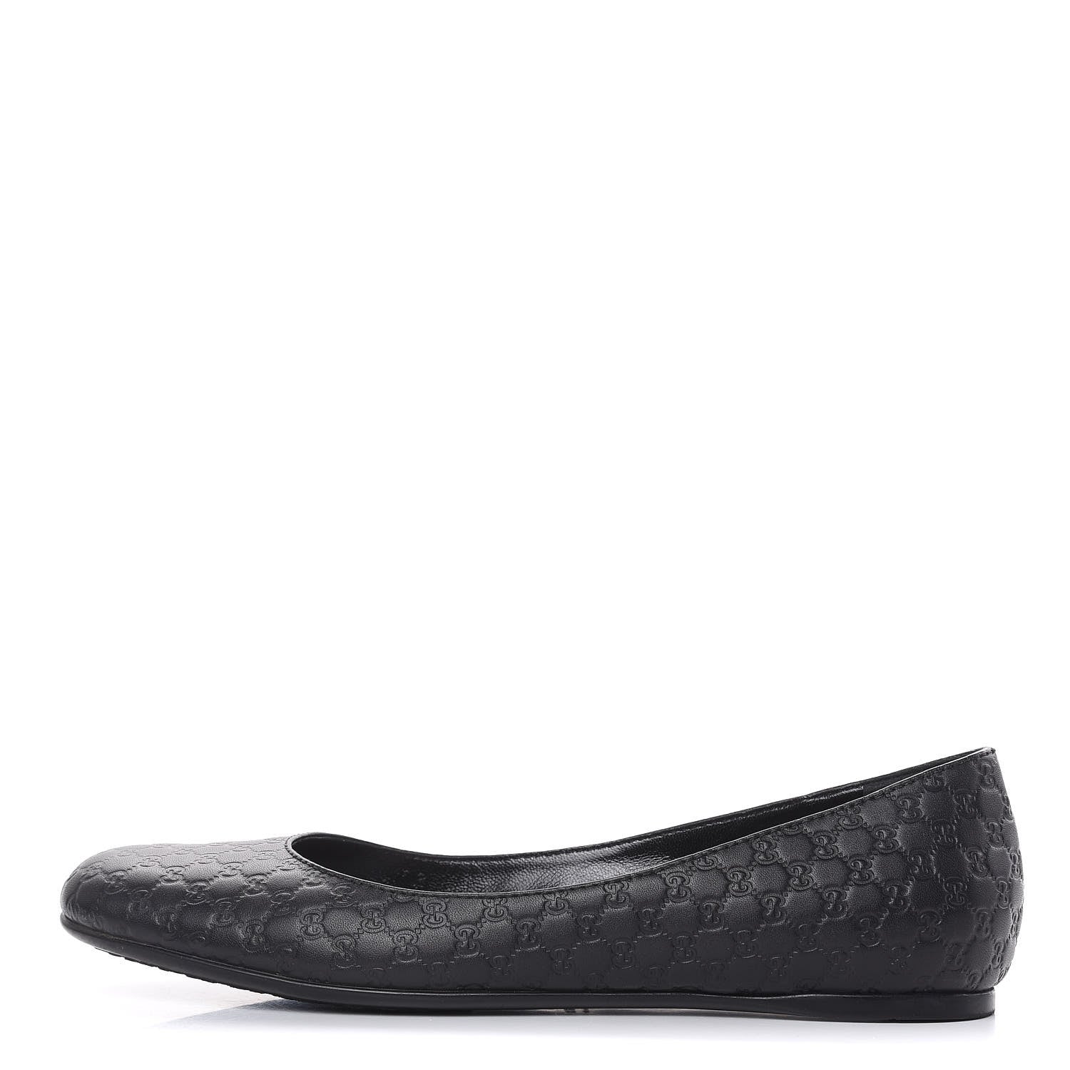 Gucci Microguccissima Flats 38.5 Black 1 of 11