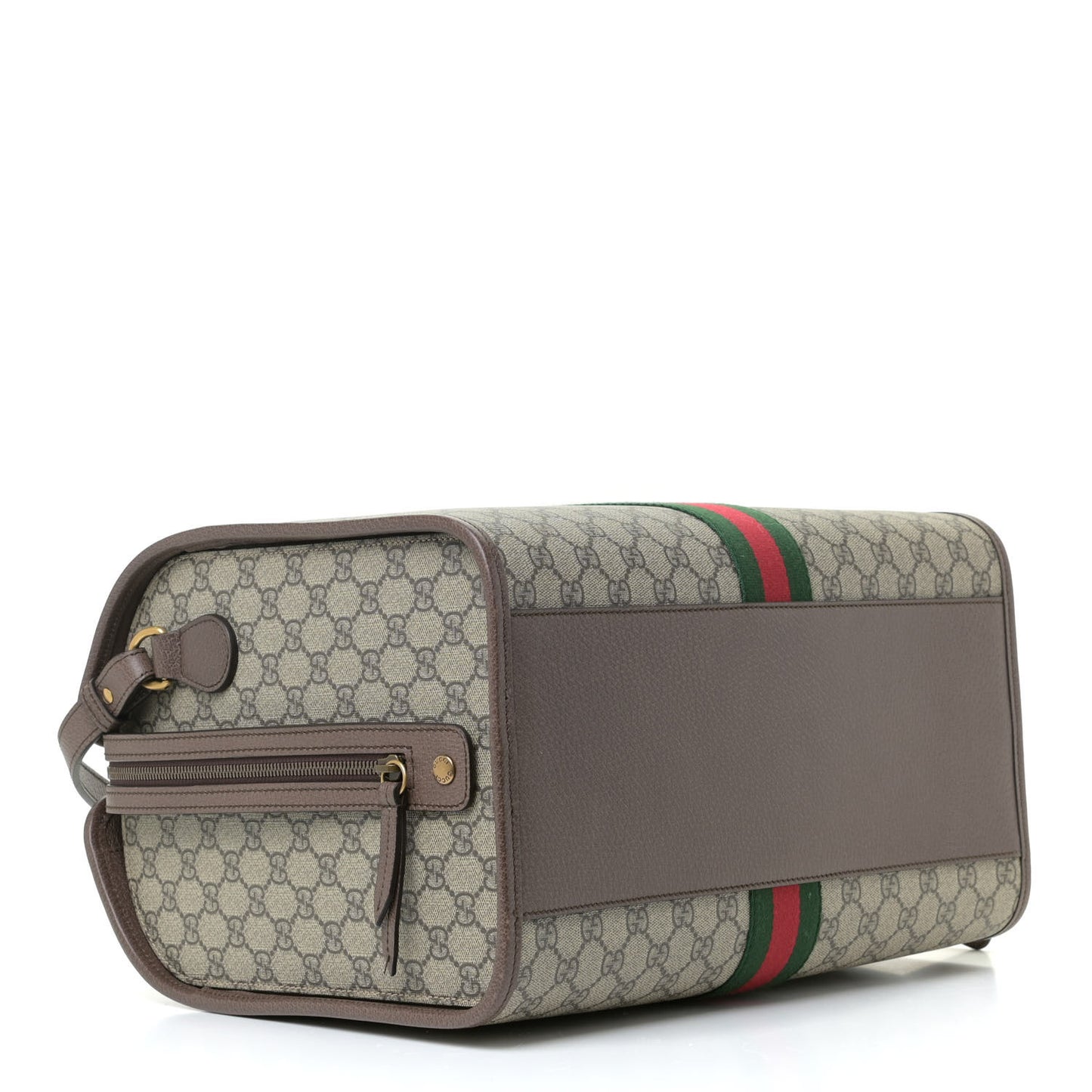 GG Supreme Monogram Web Ophidia Duffle Bag Beige New Acero