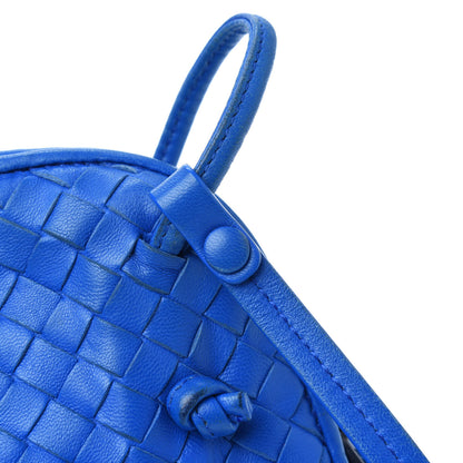 Bottega Veneta Nappa Intrecciato Pillow Crossbody Messenger Signal Blue 28 of 31