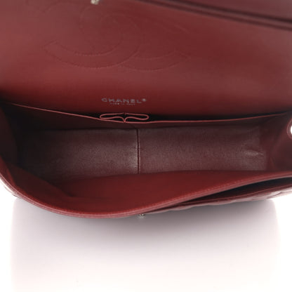 Chanel Caviar Quilted Maxi Double Flap Dark Red 4 of 13