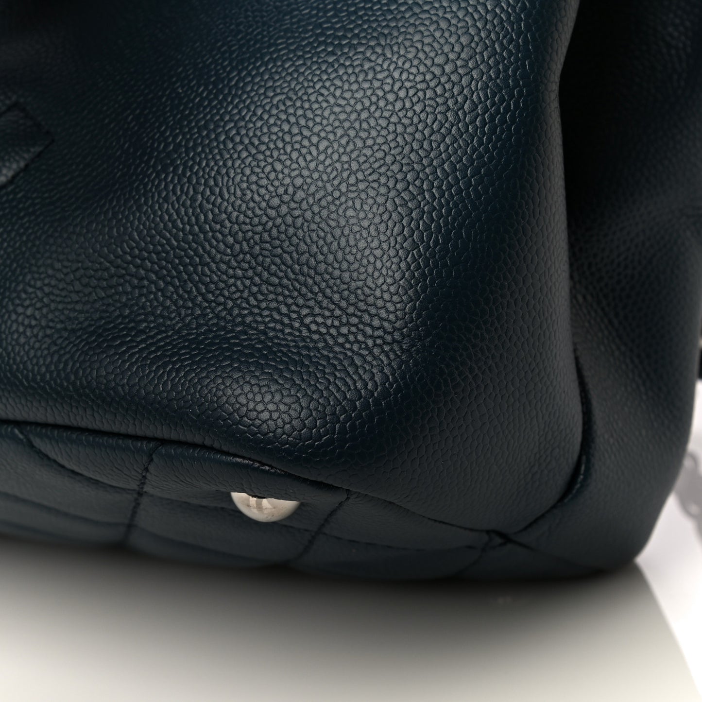 Caviar Timeless CC Soft Tote Navy Blue