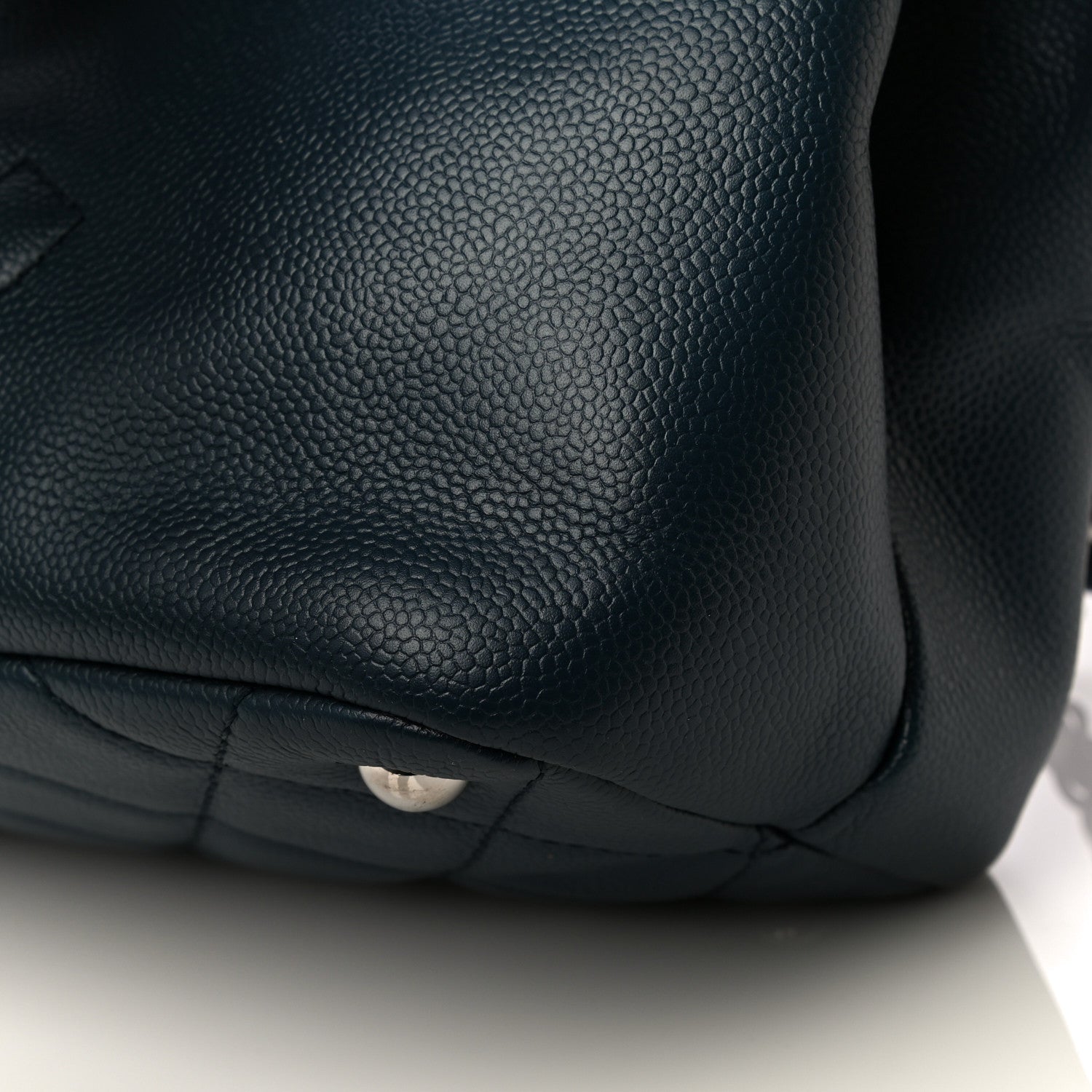 Chanel Caviar Timeless CC Soft Tote Navy Blue 9 of 13
