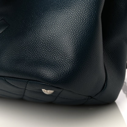 Chanel Caviar Timeless CC Soft Tote Navy Blue 9 of 13